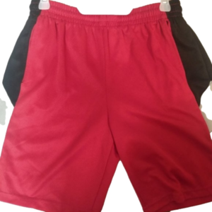 C) Allpao Brand Medium Red, Black, Gray & White Men's Shorts. Spring and summer